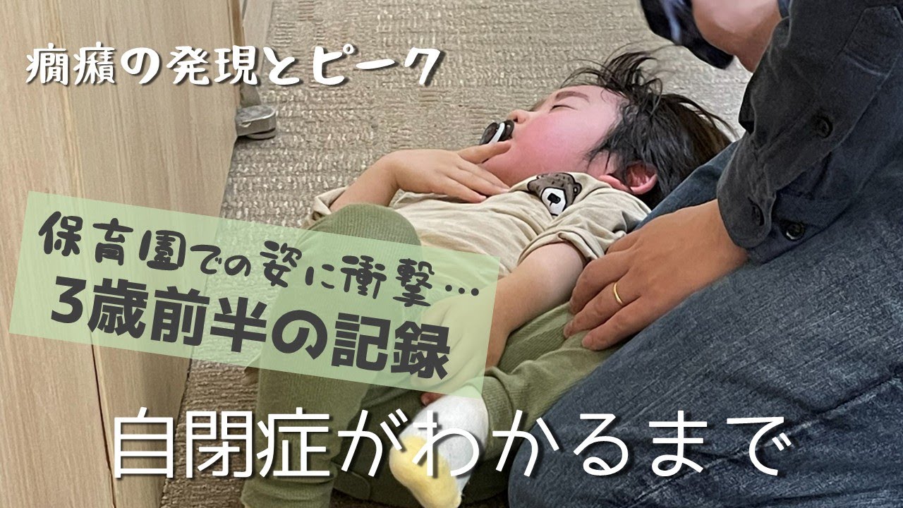 【自閉症がわかるまで】一番手がかかった3歳の記録【前半】