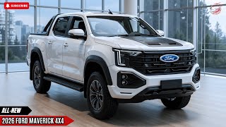 Le Ford Maverick 4x4 2026 dévoilé – Abordable, puissant et plus intelligent que jamais !