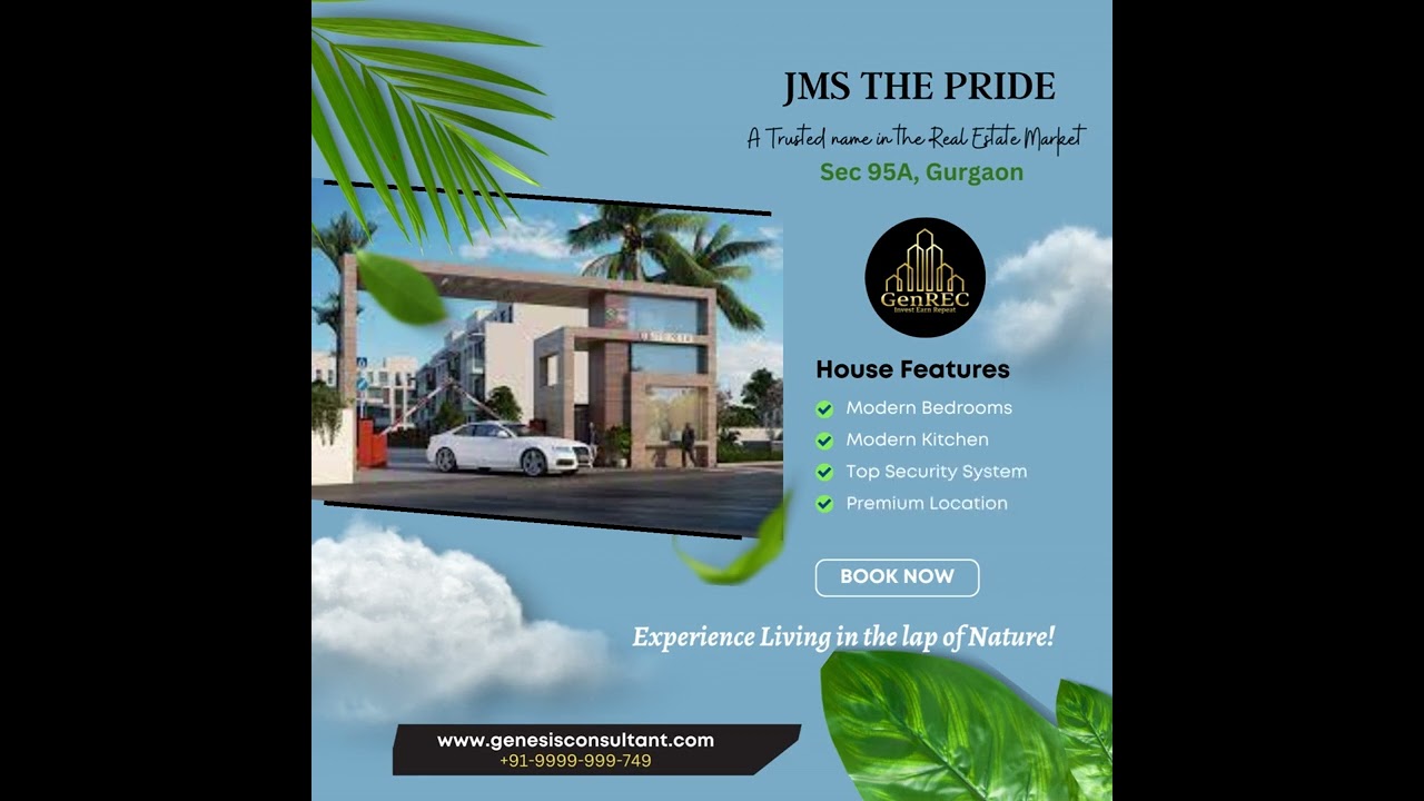 JMS The Pride Plots Sector 95A Gurgaon | Premium Lifestyle at Affordable Pricing