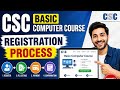 BCC Course registration process #csc #BCC #cscvle