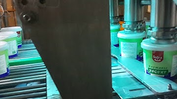 4 HEAD LINEAR YOGURT BUCKET FILLING MACHINE 1000GR