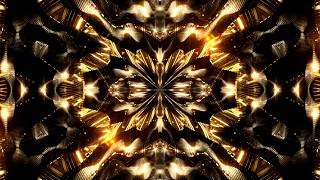 4K Golden Mandala VJ Loop | Seamless 3D Abstract Background Visualizer screenshot 2
