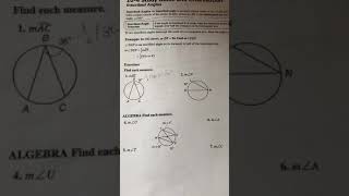 Inscribed angles video 2