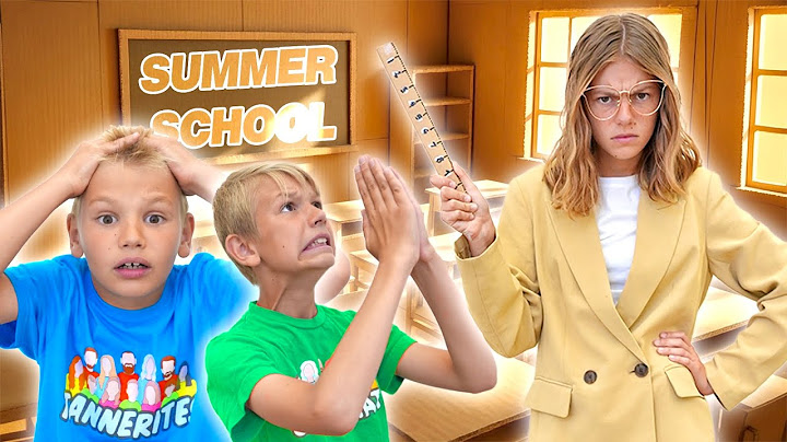 Escaping The Cardboard Summer School!