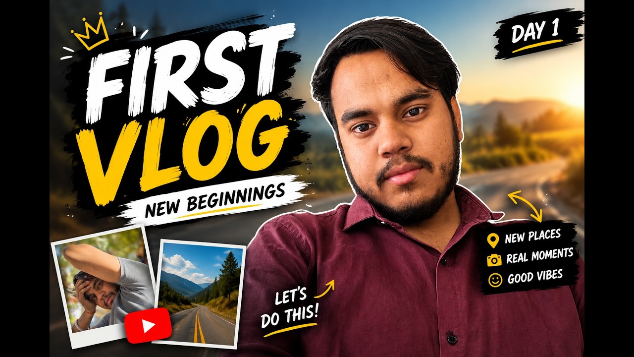 New Journey Starts Here 🚀 | First Vlog - YouTube