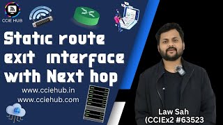 Static Route Exit Interface vs Next Hop Explained | CCIE SP | SPCOR Service Provider