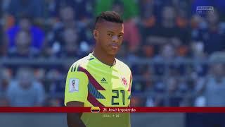 World Cup 2018 - Colombia vs Japan - Group H Full Match Sim (FIFA 18)