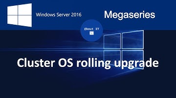 Cluster OS rolling upgrade from Windows Server 2012 R2 to Windows Server 2016