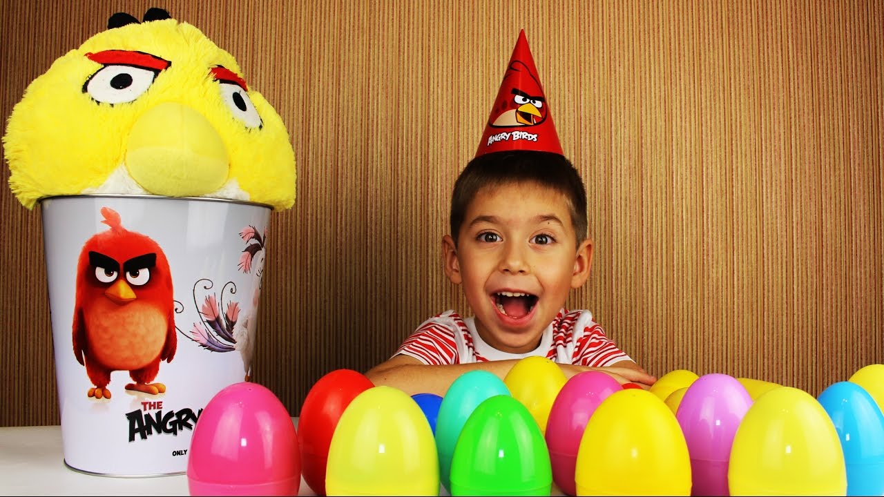 Bucket Surprise Angry Birds Toys YouTube