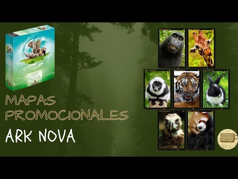 Unboxing pack de mapas promocionales Ark Nova