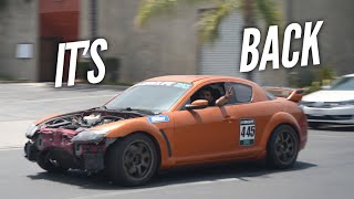 The RX8 is ALIVE! I feel bad for nuking his motor