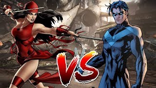 Nightwing Vs Elektra Who Wins?