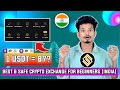 Indian Crypto Exchange For Beginners 2026|Best &amp; Safe For Crypto Trading Crypto Holding ✅