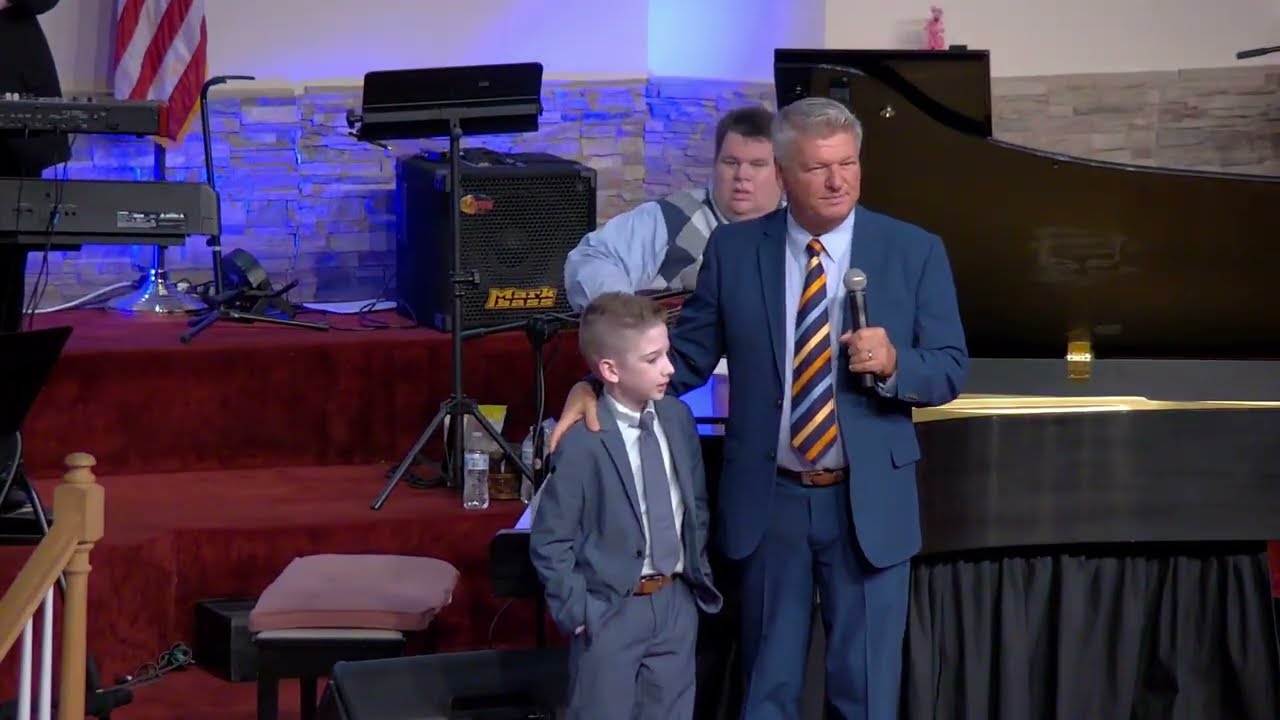 10-Year-Old Ethan Plays Piano with Tommy Bates |  There's a Way to Cross Over to Cannan's Fair Land