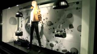Belstaff's Harrods Window in Full Motion