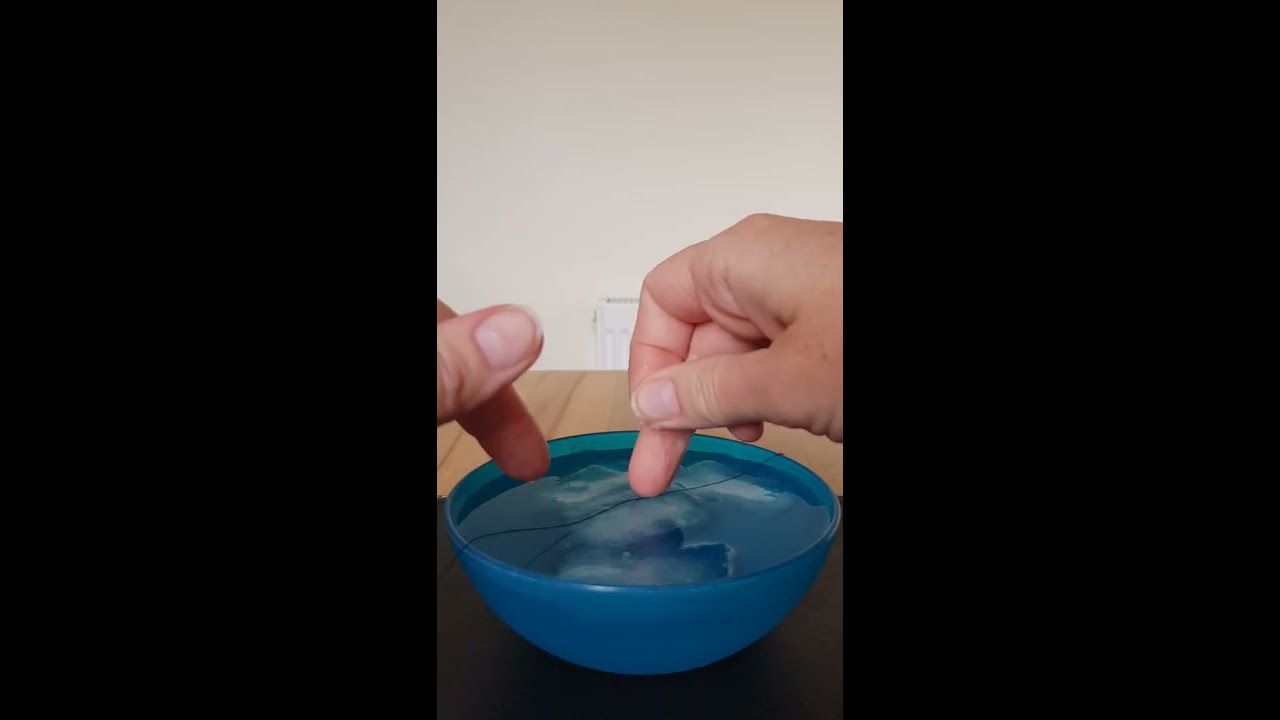 ICE CUBE EXPERIMENT - Can you pick up an ice cube with a piece of ...