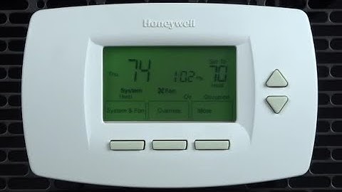 How to create schedules and control the 7000 Multipro thermostat - Resideo