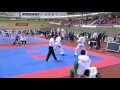 Taekwondo ITF Гайгызыс Атабаев - Евгений Оцимик спарринг -57 кг Минск Кубок СНГ таэквон-до ИТФ 2014