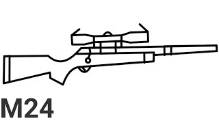 (Stick Fighter) M24 Rifle Test With Sound 1080P