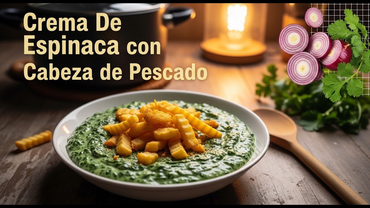 Crema de Espinacas Súper Sencilla y Saludable | Con Zanahoria y Hierbas