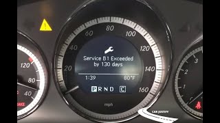 Mercedes B1 Service Genuine Checklist