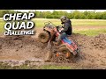 Cheap Quads OBSTACLE COURSE! Polaris vs Suzuki vs Yamaha!