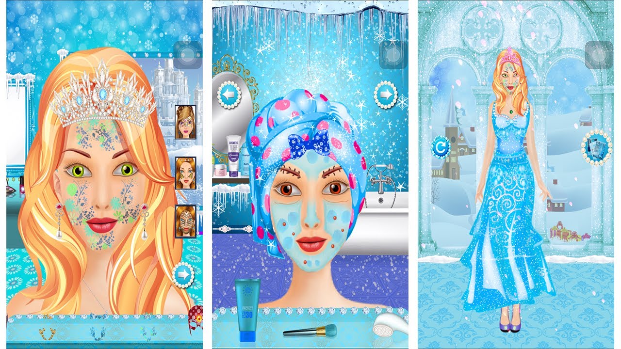 Ice Princess Beauty Face 👸👗 All Levels Gameplay Android,ios