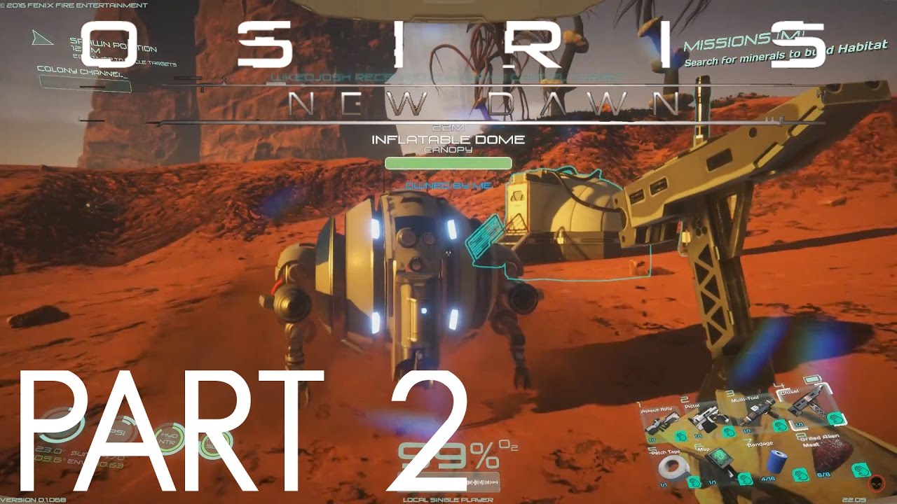 TURRET UPDATE - NOW IT IS SCARY! | Osiris: New Dawn | Alpha Gameplay | Part 2