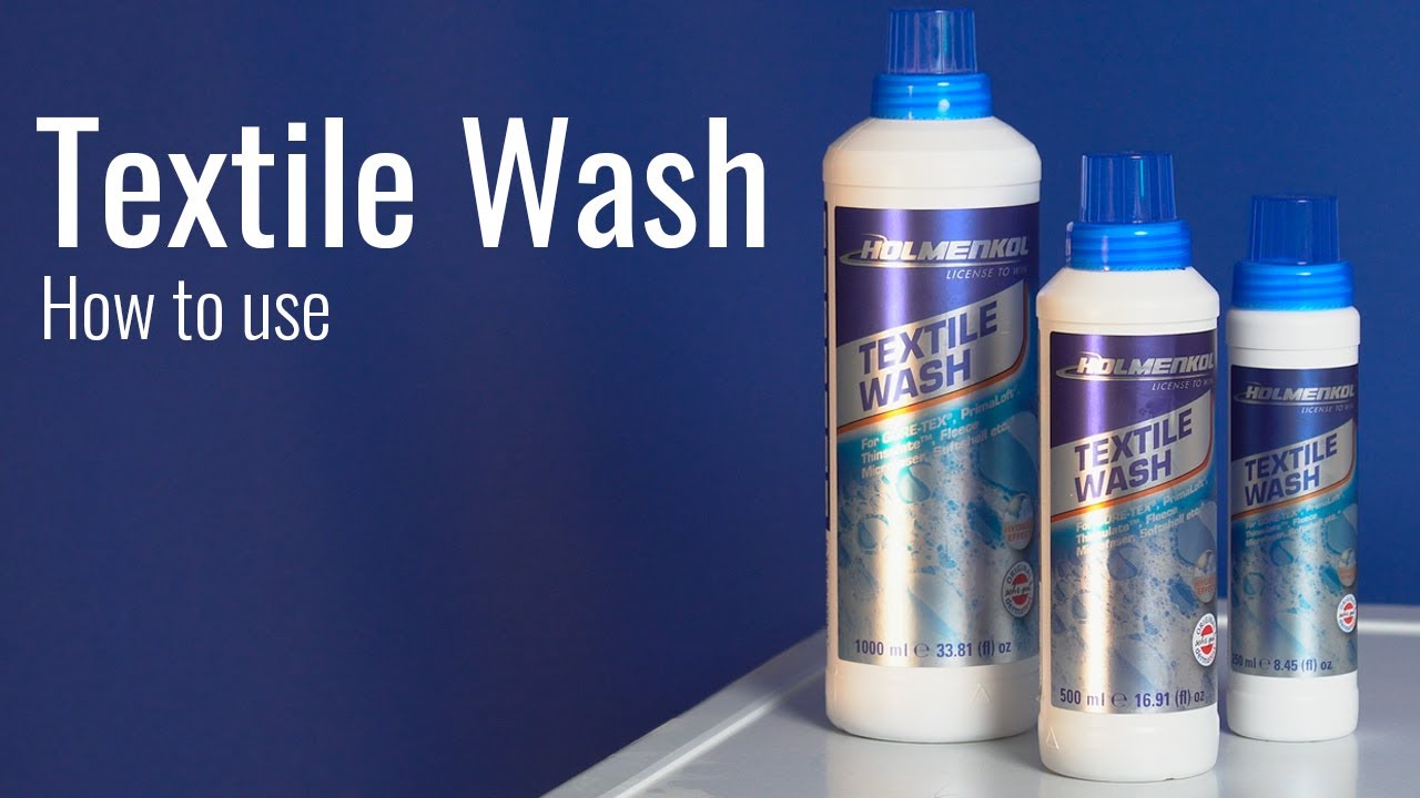 Textile Wash - моющее средство для функциональной одежды (Применение)