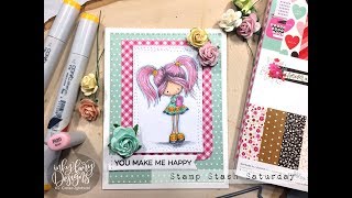 Stamp Stash Saturday: Copic Coloring Tiddly Inks Digital Stamp
Hi guys! Welcome to another episode of Stamp Stash Saturday. This week Im using digital stamps from Tiddly Inks which were gifted to my by a sweet friend. I hope youll enjoy the Copic coloring of this image and a whole lotta card making as I try to dust off those skills with pattern papers, embellishments, etc. to create card layout. LOL
Check out Jesss Stamp Stash Saturday Video: https://www.youtube.com/user/Paperstudio13/videos
Tiddly Inks: www.tiddlyinks.com
My Blog: www.inkyfairydesigns.com
My Instagram: @inkyfairydesigns
Supplies:
Tiddly Inks Digital Stamp (Wryns Texting) https://www.tiddlyinks.com/whats-new/wryns-texting/
Copic Markers (Skin: E000, E00, E11, BV23, R20; Hair: RV23, RV32, R83, N3, N5; Emoji: Y35, Y19; Dress: BG11, BG23, BG34, N3, N5; Phone: RV55, RV06; Highlight: B91; Shadow: C35)
Sakura Gelly Roll White 08
Spectrum Noir Glitter Pen Clear
My Favorite Things Die-namics (Wonky Stitched Rectangles, Blueprints 24, Stitched Sentiment Strips)
My Favorite Things Stamp (More Essential Sentiments)
Pebbles 6x6 Paper Pad (Forever My Always)
Brother laser Printer
Versafine Onyx Black Ink
Scotch ATG Adhesive
Thermoweb Zots 3D Stamp Stash Saturday: Copic Coloring Tiddly Inks Digital Stamp