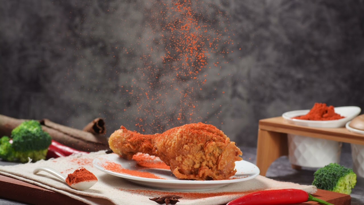 Chicken 🍗 fry Image Effect 😋 HD quality Video 📸 background no sound Effects 🍁