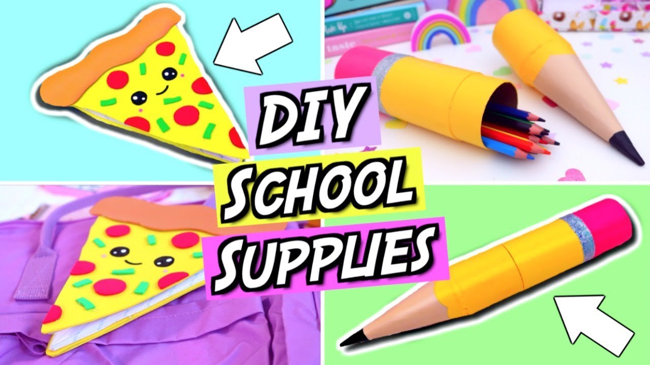 DIY School Supplies! FUN and EASY DIY Back To School Supplies! How To Make Emoji School Supplies!