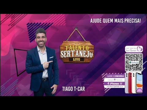 CONTAGEM REGRESSIVA – LIVE TALENTO SERTANEJO – TIAGO TCAR