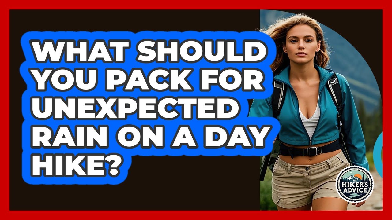 What Should You Pack For Unexpected Rain On A Day Hike? - The Hiker's Advice