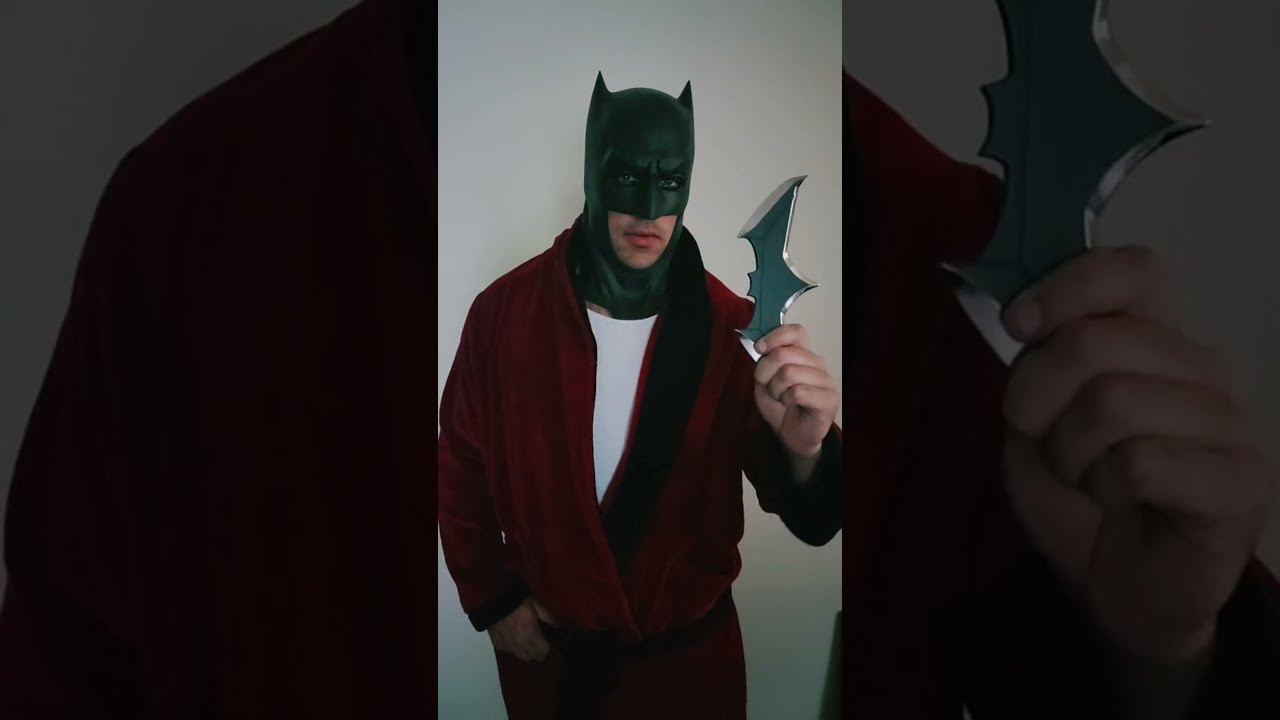 BATMAN🦇 #fyp #trending #trend #batman #cosplay #dc #dccomics #knight #dark #humor #comedy #shorts