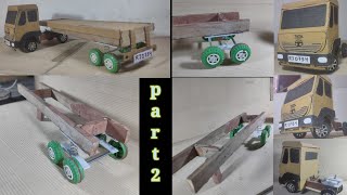 TATA RC Truck With Trolley 😱🔥RC truck trailer Remote Control with Wheels #viral #rc #truck #wood