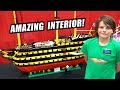 Giant LEGO HMS Victory Ship with Complete Interior!