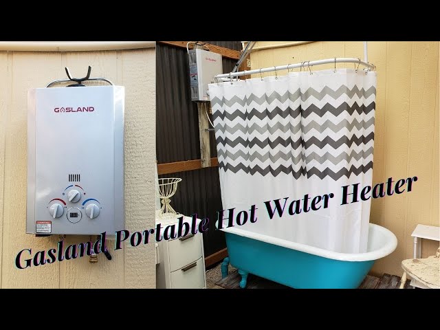 GASLAND PORTABLE HOT WATER HEATER - No Electricity Needed - Runs on Propane  - YouTube