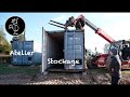 Un container atelier et l'autre pour le stockage