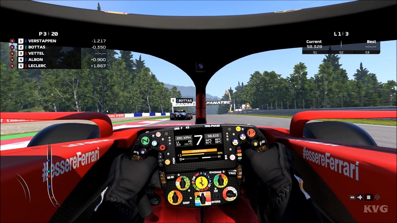 F1 2020 - Cockpit View Gameplay (PC HD) 1080p60FPS