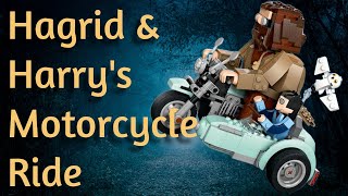 LEGO Harry Potter Hagrid & Harry’s Motorcycle Ride Time Lapse Build