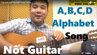 Solo Nt Guitar Alphabet Song Guitar Sheet Nhc ABC