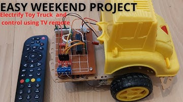 Arduino Robot car - wireless control by TV remote