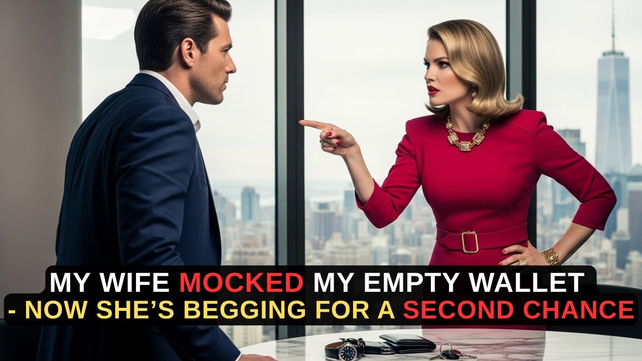 My Wife Mocked My Empty Wallet — Now She’s Begging For A Second Chance