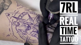 In memory of Father. Real time tattoo