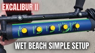 Is The Minelab Excalibur II Easy to Setup and Use on The Beach?