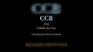 Hino CCB n° 454 - Cidadão dos Céus (Instrumental Cover) #deus #music#ccb#shorts#piano