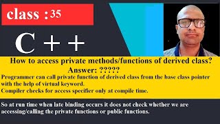 35 How to access private members of the class | C++ Programming Tutorial for beginners | cpp | C plu by tech fort 85 views 3 years ago 10 minutes, 59 seconds