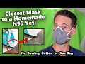 How to Make the Best Face Mask, No Sewing (Don't use Cotton or Vac Bags!)