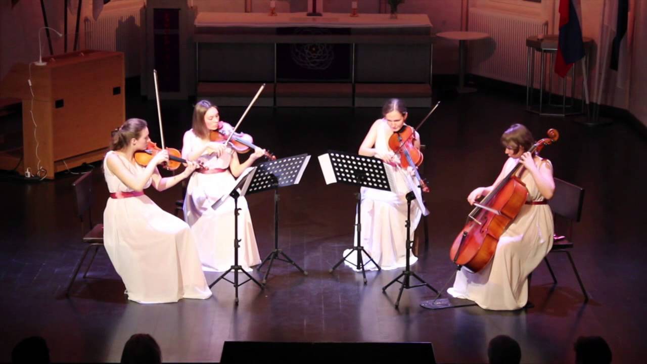 Пушкин-квартет - "Sleigh Ride" by Leroy Anderson (Андерсон. "Катание на санях")